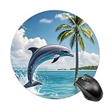 Design durable : le matériau du tapis de souris dauphins et palmiers est fabriqué en caoutchouc de haute qualité, qui peut être utilisé pendant une longue période sans vous soucier des dommages. Sa surface lisse permet à votre souris de glisser librement et rapidement, améliorant ainsi la précision et l'efficacité du travail de bureau quotidien.