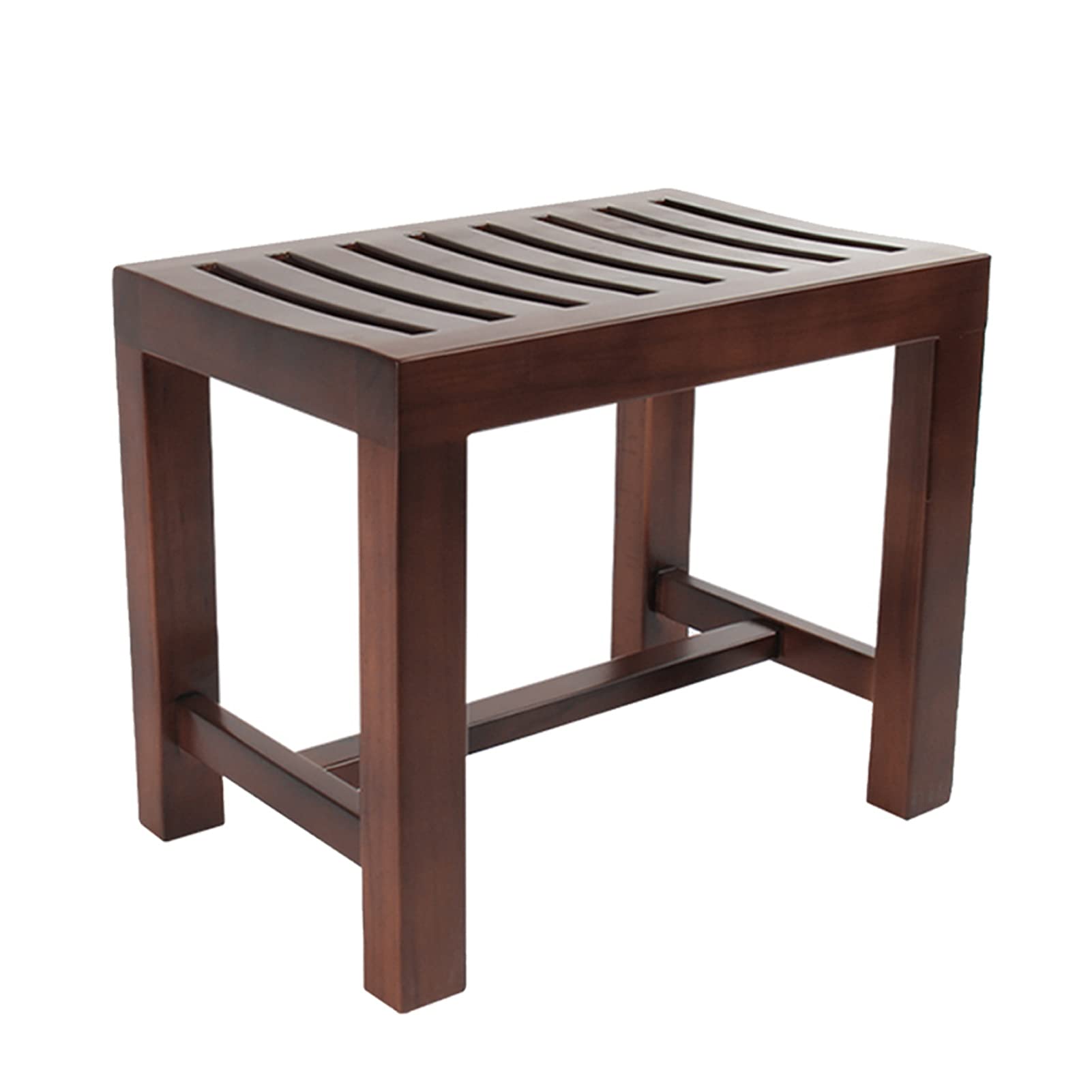 Chaise de bain antidérapante en bois pour sécuriser la douche