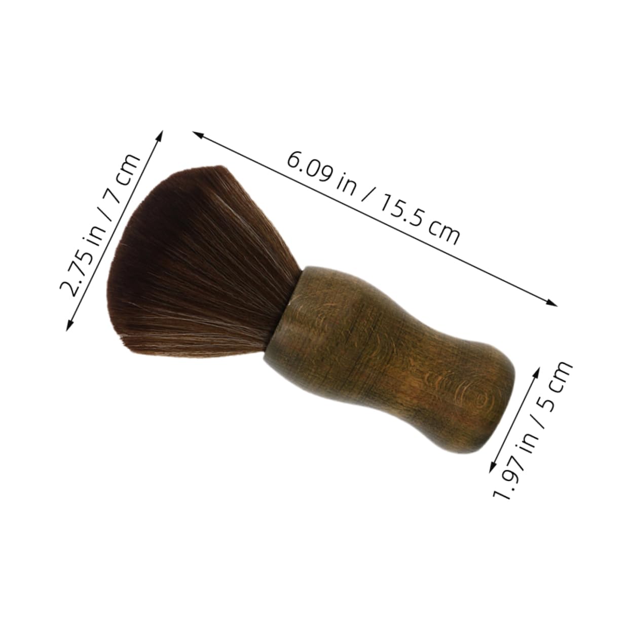 Spazzola Pulizia Giradischi Vinile Manico in Legno 2 Pezzi