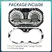 278002270 Upgrade LCD Speedometer Gauge Cluster Fit for SeaDoo GTX RXP RXT Wake, Replace OE 278002328 278002326 278002319 278002317 278002144, with Chrome Bezel