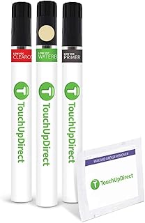 LQ Pale Adobe Metallic Compatible with Ford Exact Match Touch Up Paint Brush - Preferred Kit