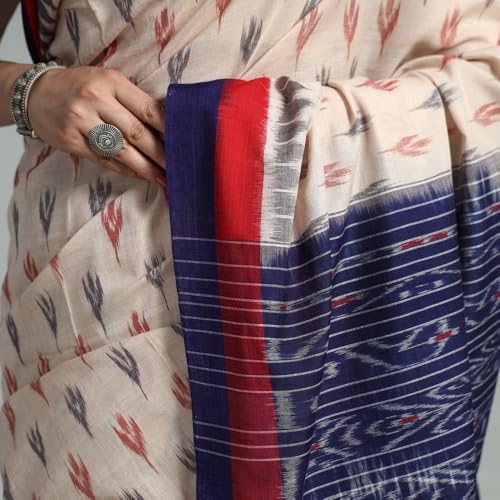 COTTONSILK & KHANDUAPATA sambalpuri silk saree – image 4