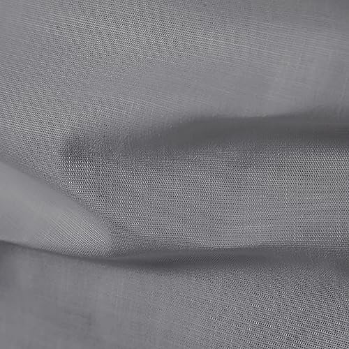 Image of Vida Loca Men's Cotton Linen Plain Stitched Half Sleeve Shirt