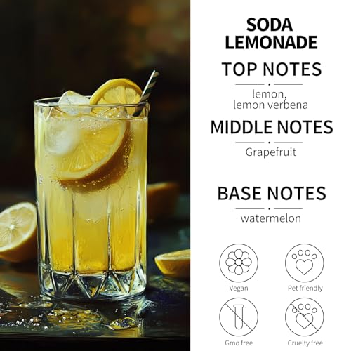 Image of 2- Pack Soda Lemonade Car Air Freshener Hanging Long Lasting Car Scent Essential Oil Diffuser Car Perfume Inspired Fragrances for Men and Women by VUTOLLOSA
