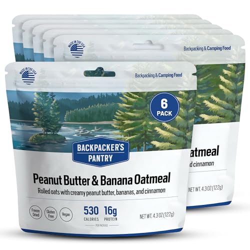 Backpacker's Pantry Peanut Butter & Banana Oatmeal | 6-Pack