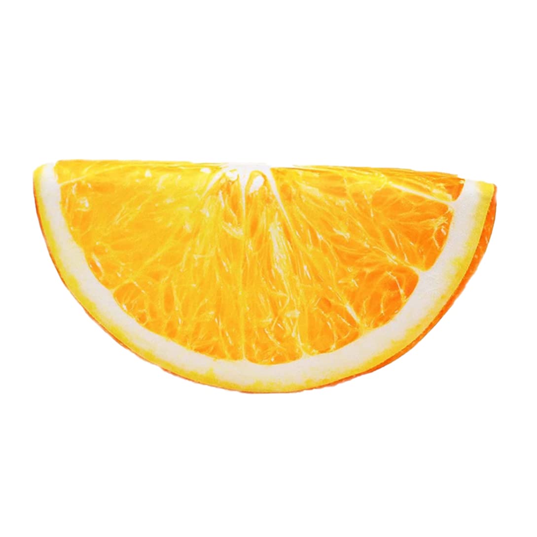 Wedhapy Fruit Pillow 15.35in Orange Slice Plush