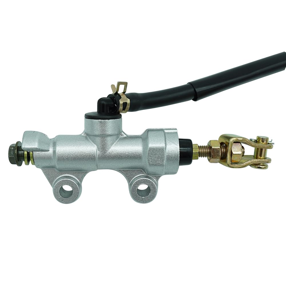 Pompa Cilindro Maestro Freno pedale posteriore per Yama-ha Raptor 125 250 YFM125 YFM250 YFZ450 YFZ450X (non includere YFZ450R/YFZ450X) e Serbatoio