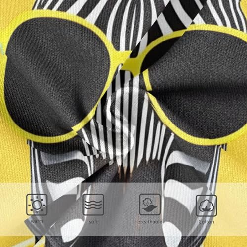 Cotton Toddler Underwear Custom Zebra Cute Yellow Funny Cute Panties Girl Print Briefs Girls Undies 2t3