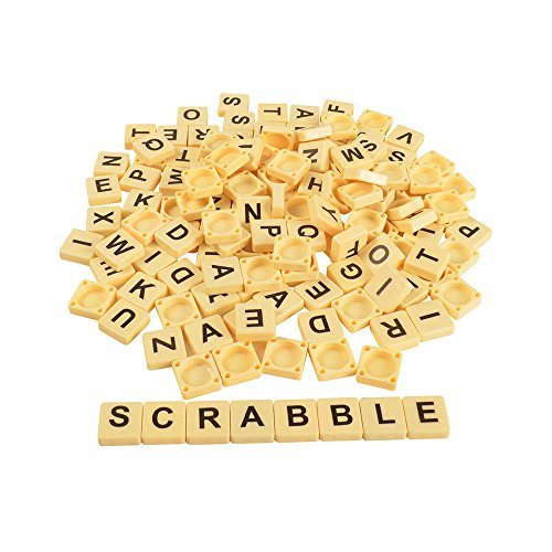 BOHS 2 Pack 144 Pieces Alphabet Letters Scrabble Tiles Crossword Word