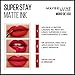 Maybelline Super Stay Matte Ink Liquid Lipstick Makeup, Long Lasting High Impact Color, Up to 16H Wear, Founder, Cranberry Red, 1 Count, Packaging May Vary
