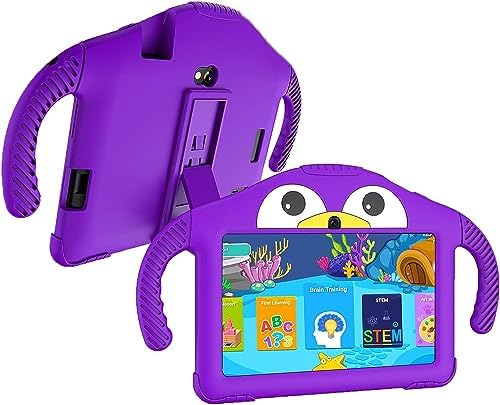Kids Tablet, 7 inch Android 11 Tablet for Kids, 3GB 32GB Toddler Tablet with Bluetooth, WiFi, GMS, Parental Control, Dual Camera, Shockproof Case, Educational, Games