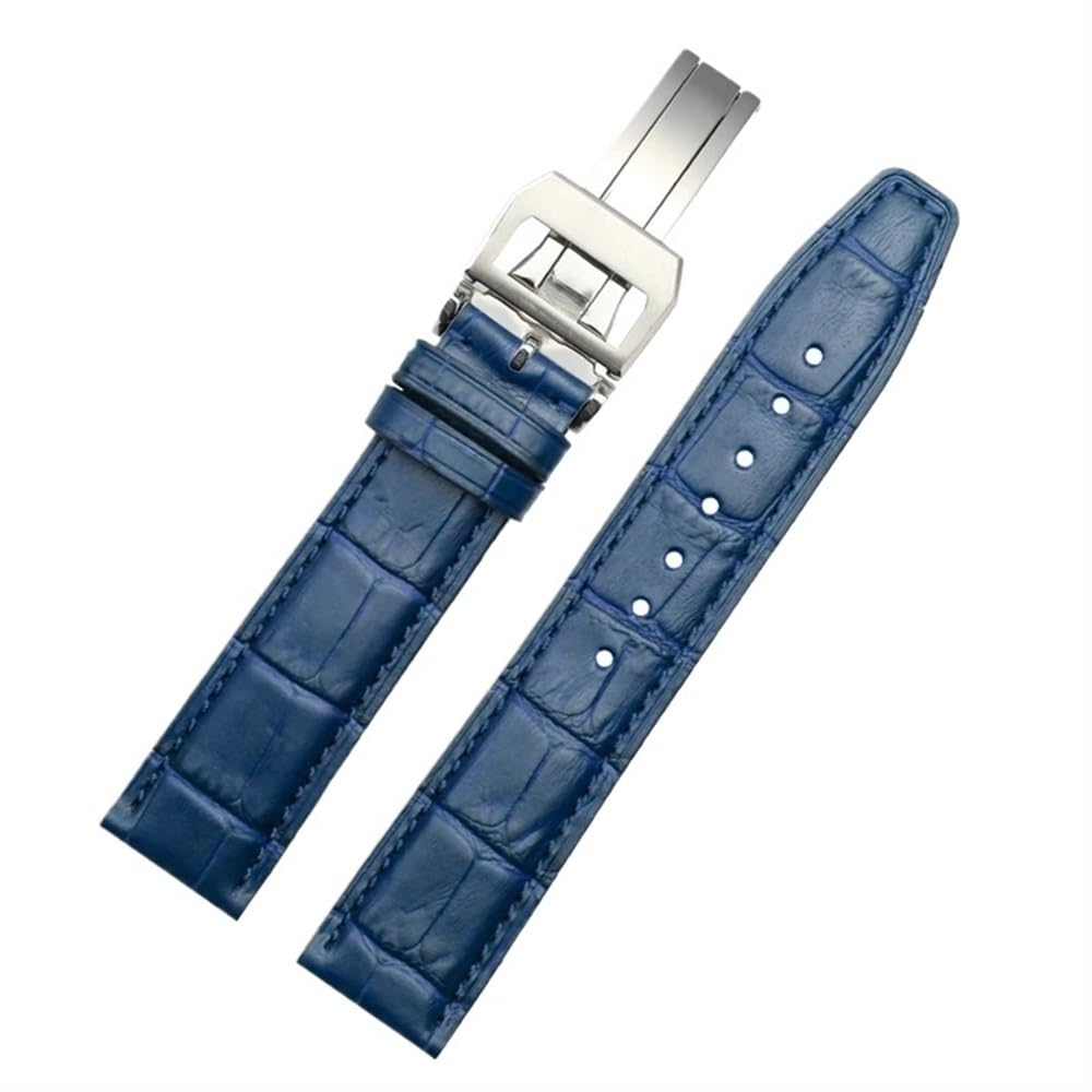 Bracelet de montre en cuir 22mm souple qui ne fait pas mal au poignet pour homme