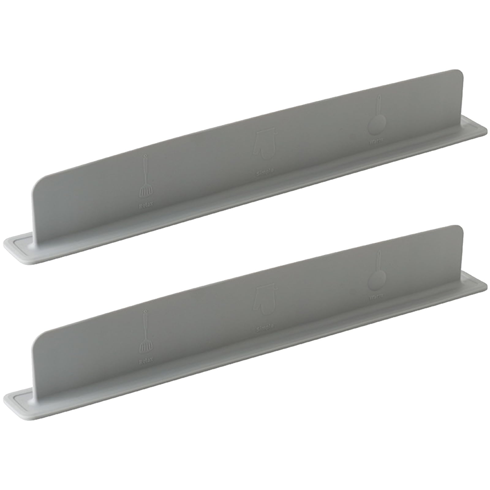 YROHGKPN 2 Pack Silicone Splash Guards Flexible Water Deflection Barrier for Kitchen Bathroom Sink Countertop Splash Guards