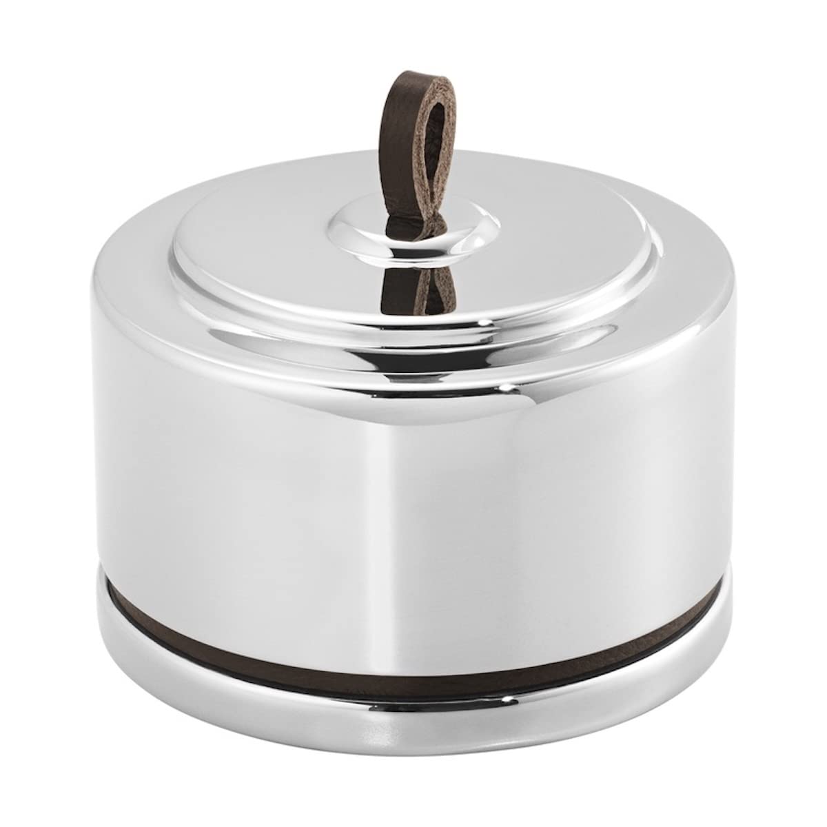 銀製品 美品 ペッパーボックス ジョージジェンセン/  ハート（HEART）ボックス（L）、ポリッシュ仕上げのステンレス