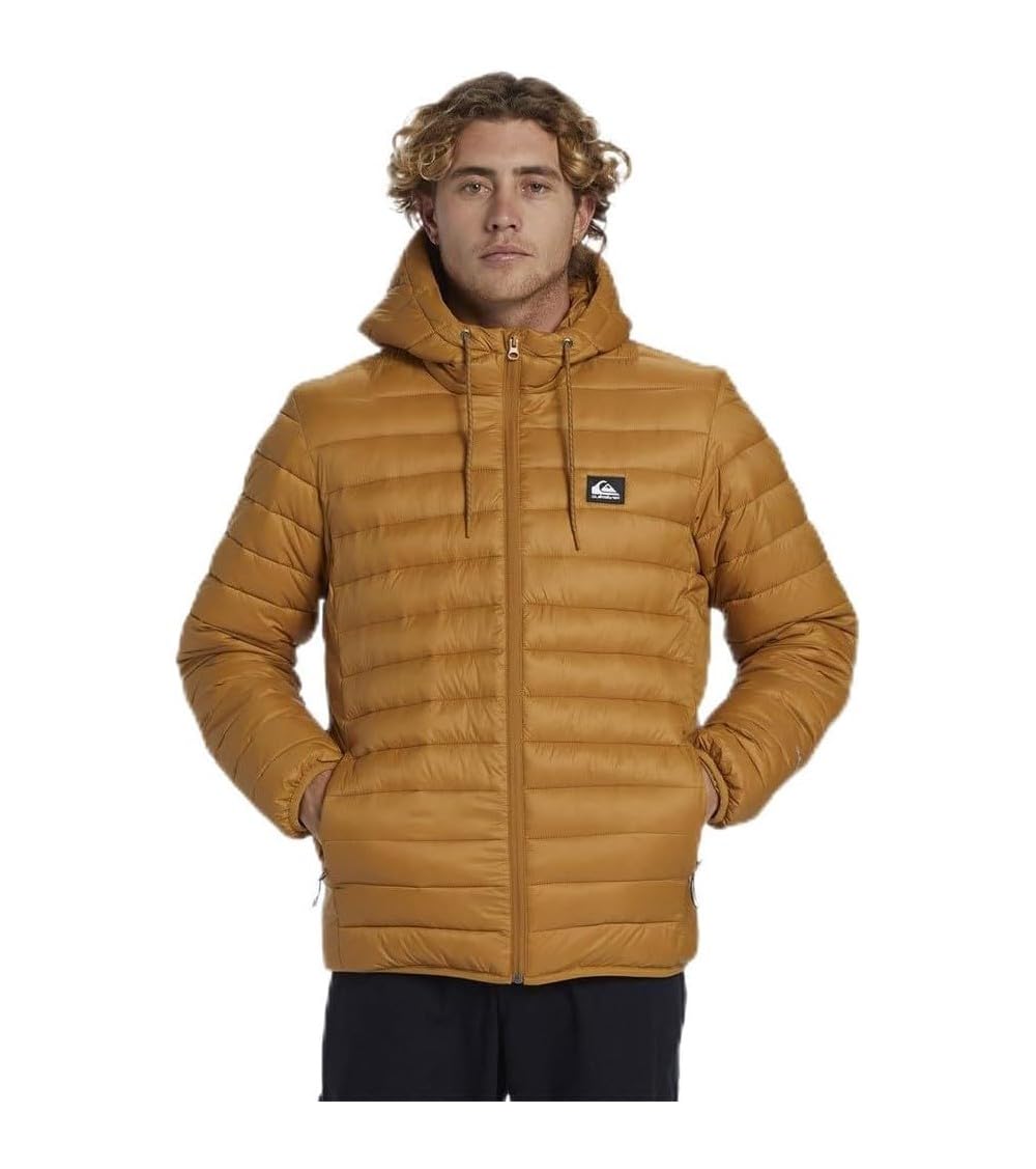 Quiksilver Scaly Hood Herren Jacke, braun, M