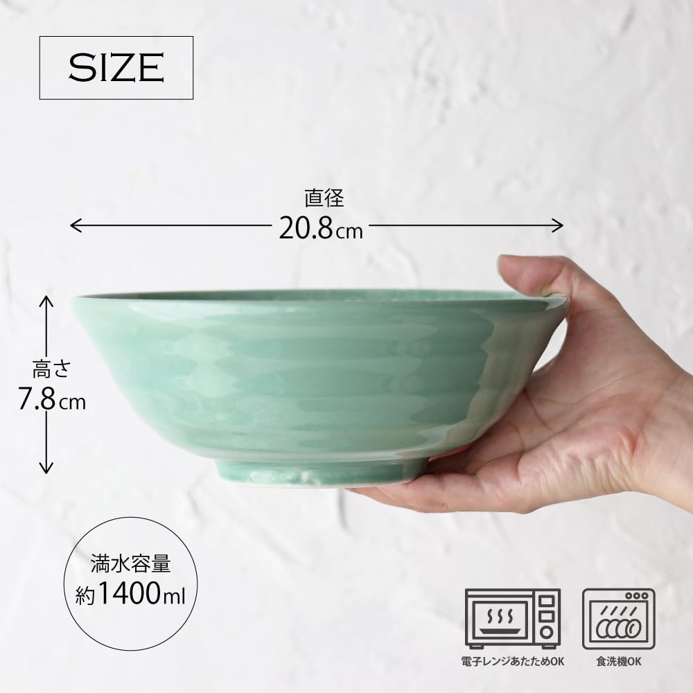 Amazon.co.jp: Dolce duo ラーメンどんぶり 2個 どんぶり 美濃焼 麺鉢