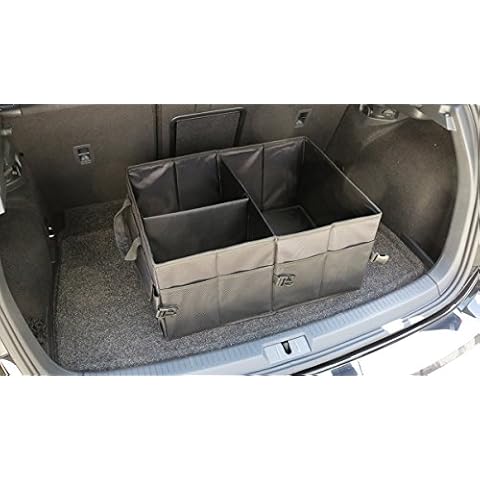 2 Pack Water Resistant Nylon Foldable Trunk Organizer Universal for Cars Trucks SUVs Cover