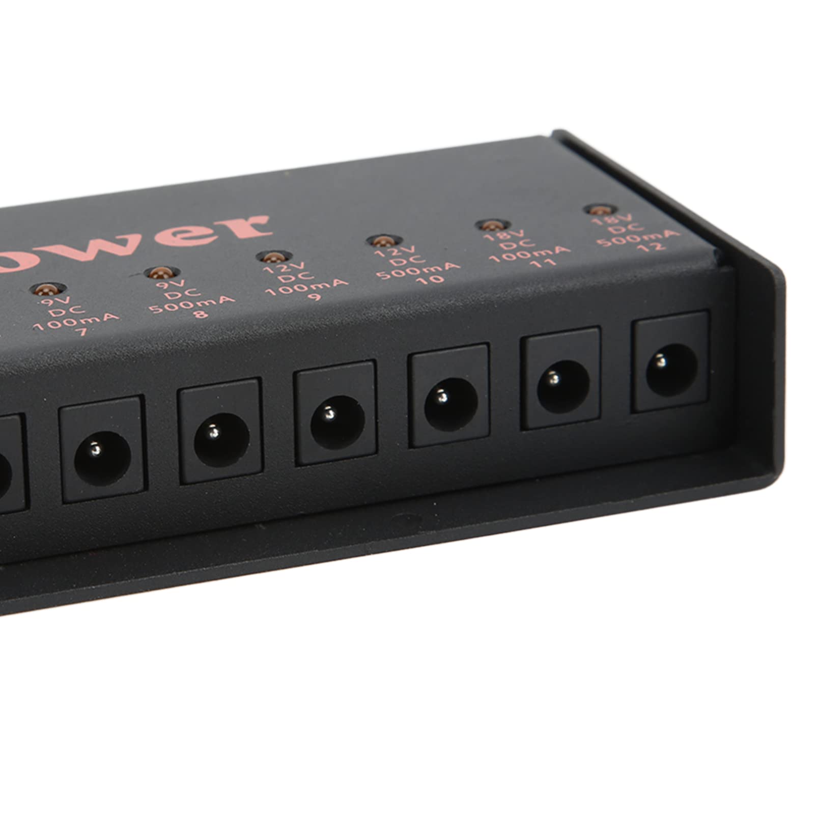 Dilwe Alimentatore per Pedale Effetti per Chitarra, 12 Uscite CC Isolate 9 V 12 V 18 100 MA 500 MA, con Protezione da Cortocircuito, per Effetti Digitali Analogici e Amplificatori a (Spina UE