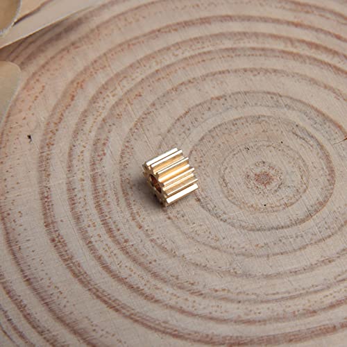 Image of Acxico 2Pcs 0.5M12T 3mm Bore Hole 12 Tooth Width 5mm Module 0.5 Motor Metal Spur Gear