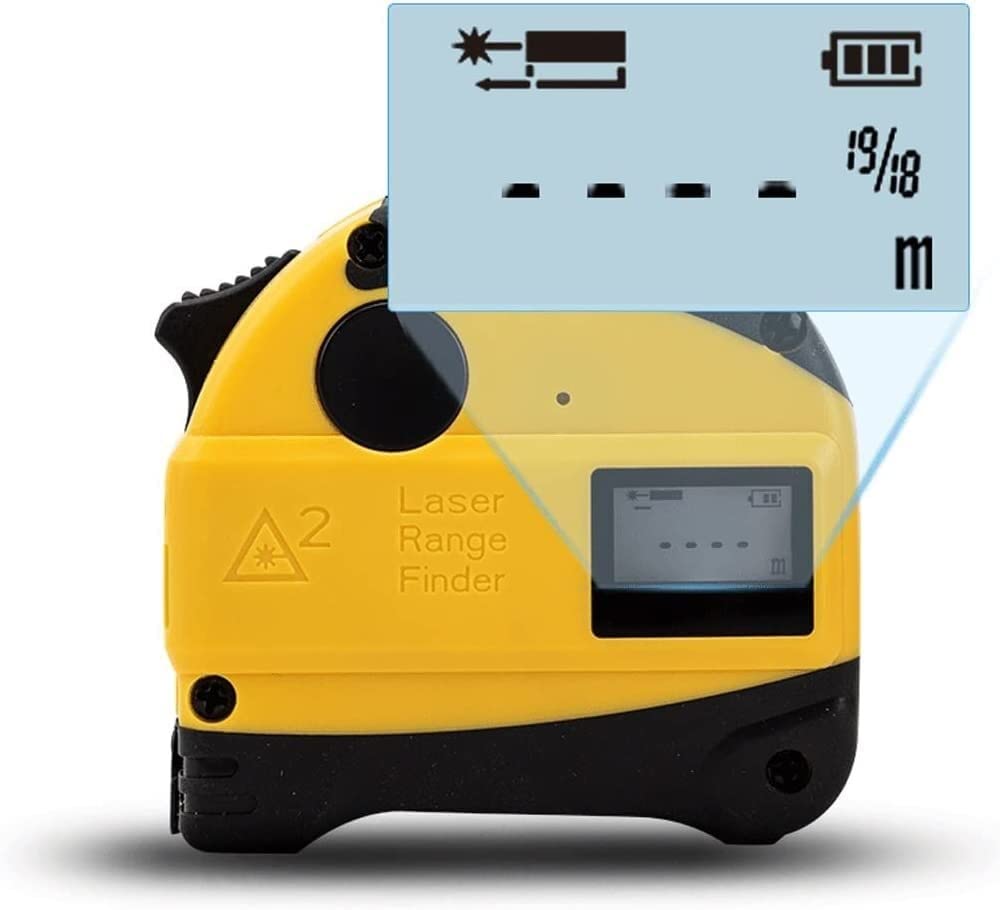 metro a nastro, metro a nastro di misurazione, metro a nastro in acciaio con portata laser da 5 m+30 m DL4172 metro a nastro a doppio uso metro a nastro in acciaio da 5 m metro a nastro da 30 m teleme