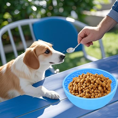 Lamber lamber de alimentador lento de cachorro, tigela de cachorro com alimentador lento | Almofada