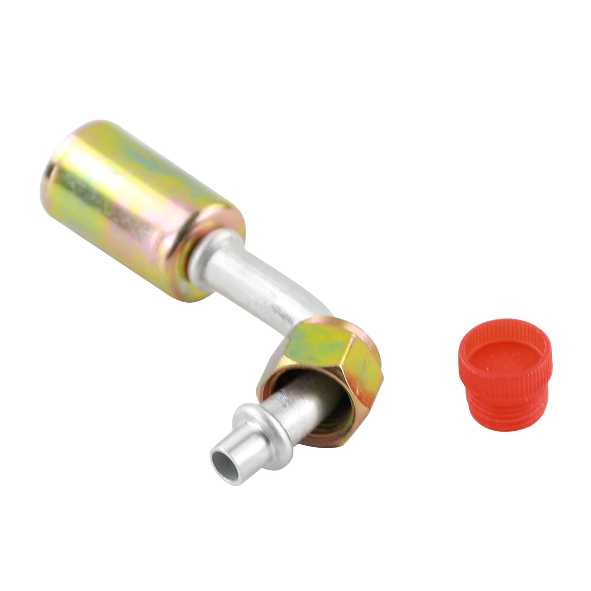 Klimaanlage #6 AC Fitting Set weiblich Oring Beadlock 5/8-18UNF inkl. gerade 45 90 Grad