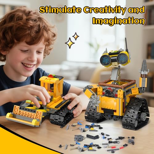 HiWEEGO Robot Building Sets for Kids 748 PCS with Interchangeable Arms by HiWEEGO - Used condition - Image 3