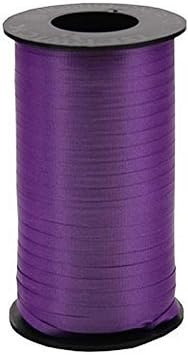 Berwick Offray Purple Crimped Splendorette, 3/16" x 350 yd