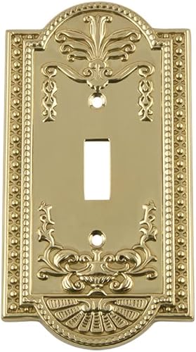 Nostalgic Placa de cubierta para interruptor de luz Warehouse Meadows