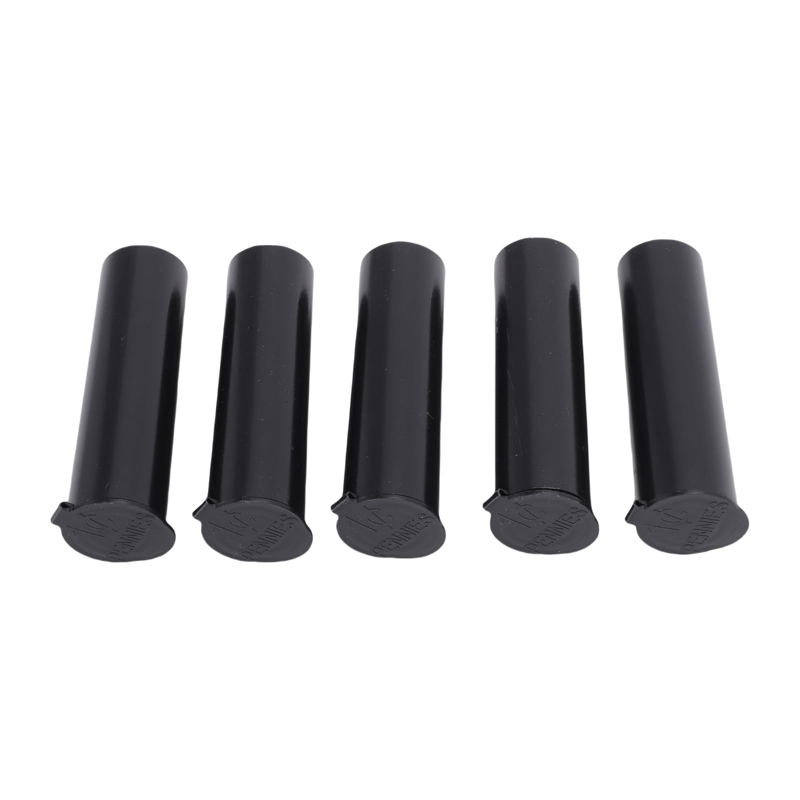 Wakects Tubi Portamonete, Set di Tubi Portamonete in ABS, 25 Pezzi Contengono 50 Monete Ciascuno con Etichette Adesive, Forniture per la Raccolta di Monete per l'organizzazione del Conteggio e (#1)