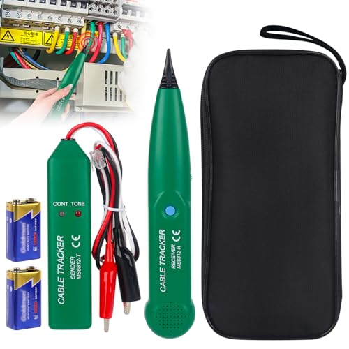 HIULLEN Cable Tracker Kabelbruch Suchgerät Mähroboter Kabelfinder Kabeltester Leitungssucher Schaltkreis Tester Telefonleitung Tracker für Netzwerk Wartung Collation
