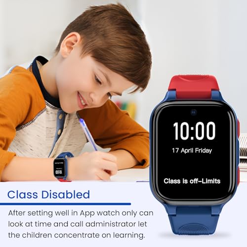 LAGENIO K9 Kids Smart Watch with GPS Tracker, AI Assistant, Video & Voice Call, 1.78" AMOLED, 4G Kids Smartwatch with SOS, Parental Controls, School Mode, IP68 Waterproof, The Best Gift for Children — view 5