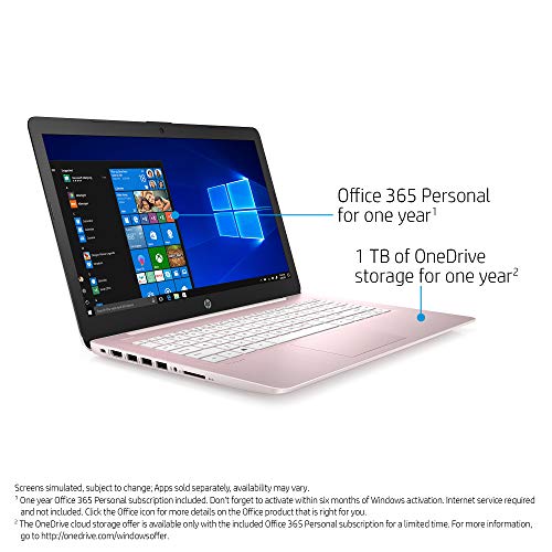 Uncover Your True Potentialy HP 2021 Stream 14 inch HD Laptop PC, Intel Celeron N4000, 4GB RAM, 64GB eMMC, WiFi, Bluetooth, Webcam, HDMI, Windows 10 S with Office 365 Personal for 1 Year + Fairywren Card... - Image 3