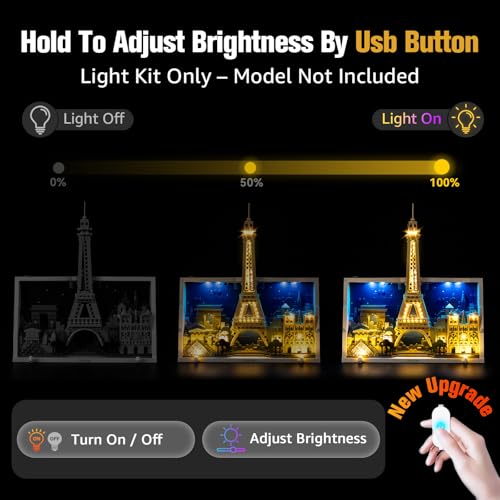 Kit d'éclairage pour 21064 Paris ensemble d'éclairage facile LED - 3