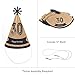 30th Milestone Birthday - Dashingly Aged to Perfection - Cone Happy Birthday Party Hats for Kids and Adults - Set of 8 (Standard Size)
