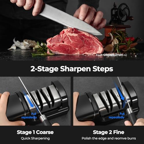 Dawnstar S865 2-Stage Electric Knife Sharpener with Auto-Guide — view 5