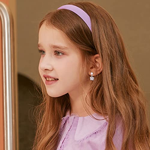 Jerywe 6-8 Pairs Hypoallergenic Stud Earrings For Women Surgical 316L Stainless Steel Cubic Zirconia Heart Screw Back Earring Multicolored Pearl Rainbow Flower Butterfly Dangle Earrings Set #TOP2