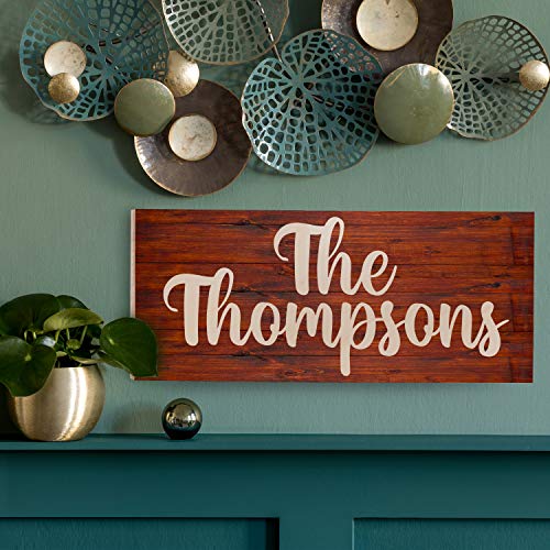 Generic Personalized Wood Signs For Gift - Customized Wooden Board, Plank Decoration Gifts Custom Family Sign, Name Date Home Kitchen, Wall Art Farmhouse Vintage Rustic Decor Different Size -C01 #TOP4