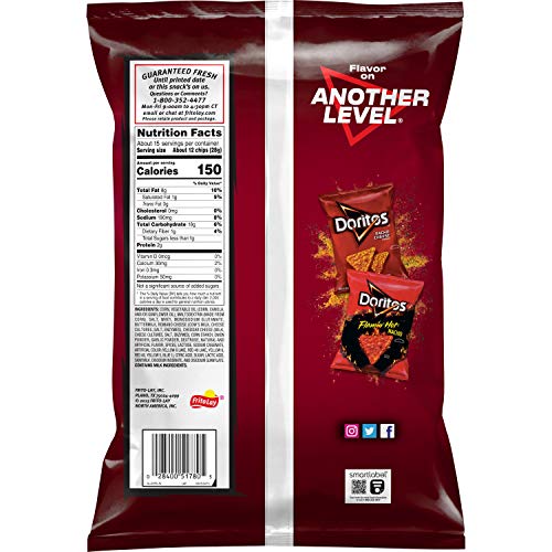 Doritos Tortilla Chips, Spicy Nacho, 14.5Oz Party Size Bag #TOP1