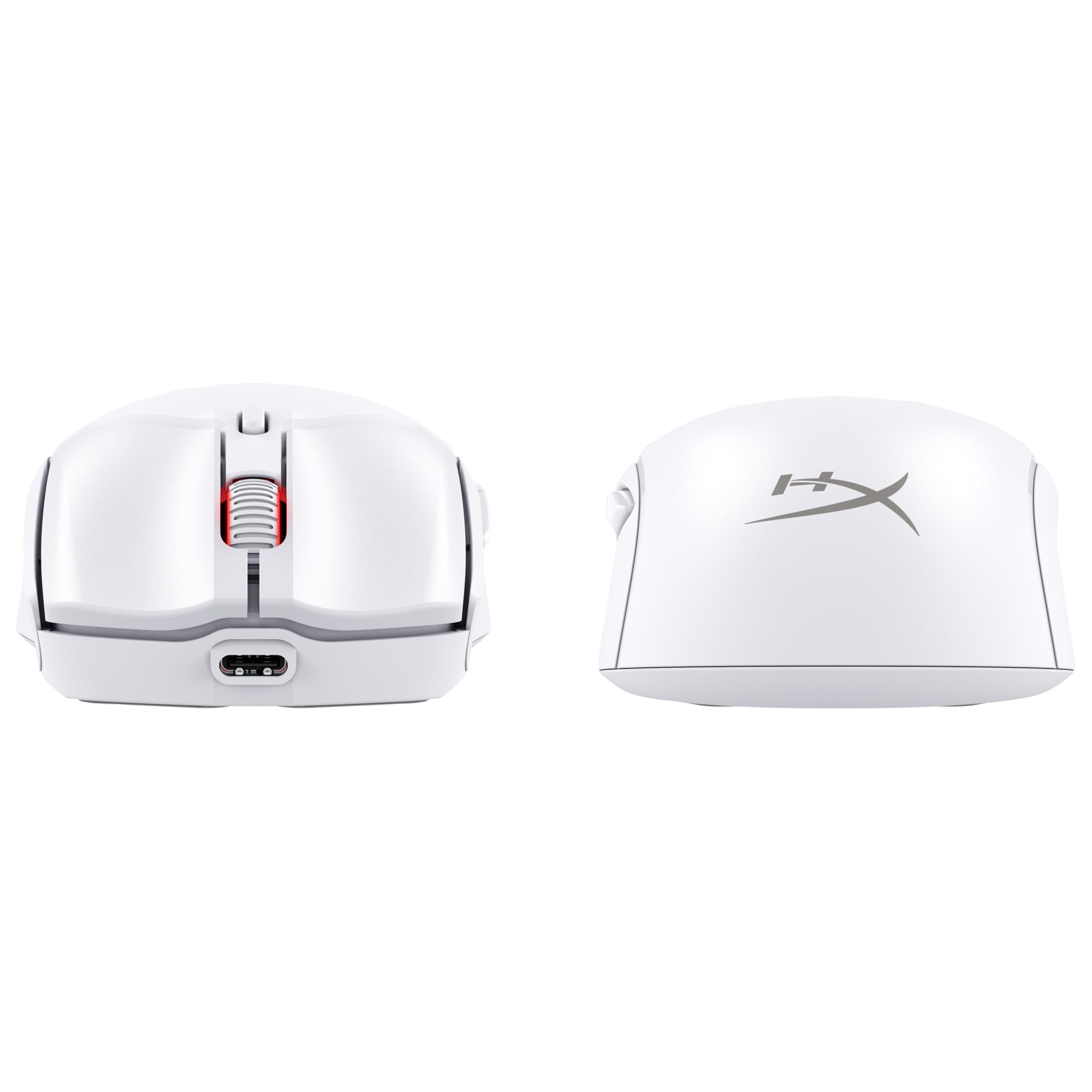 HyperX Pulsefire Haste 2 Mini, Mouse Gaming Senza Filo, Connettività 2,4 GHz, Illuminazione RGB, 6 Tasti Programmabili, 26000 DPI, Resistenza fino a 100 Milioni di Clic, Batteria fino 100 Ore, Bianco
