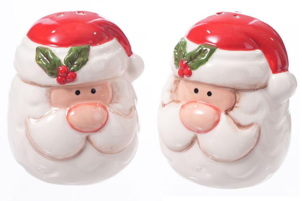 Santa Salt & Pepper Shakers – Festive Christmas Decor -1