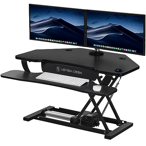 VERSADESK® PowerPro™ 36" Corner Standing Desk Converter, 36 Inch ...