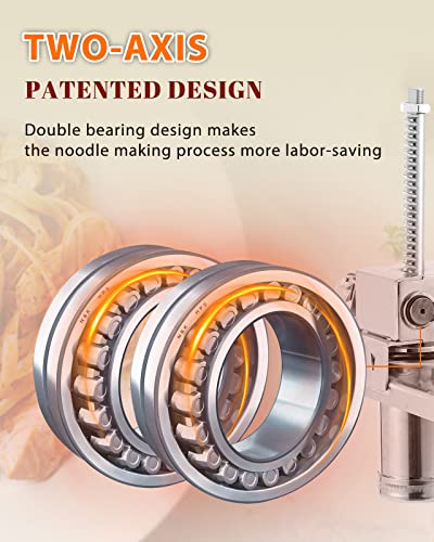 Moonshan Manual Noodle Maker 7 Molds Steel Pasta And Noodle Maker #TOP2