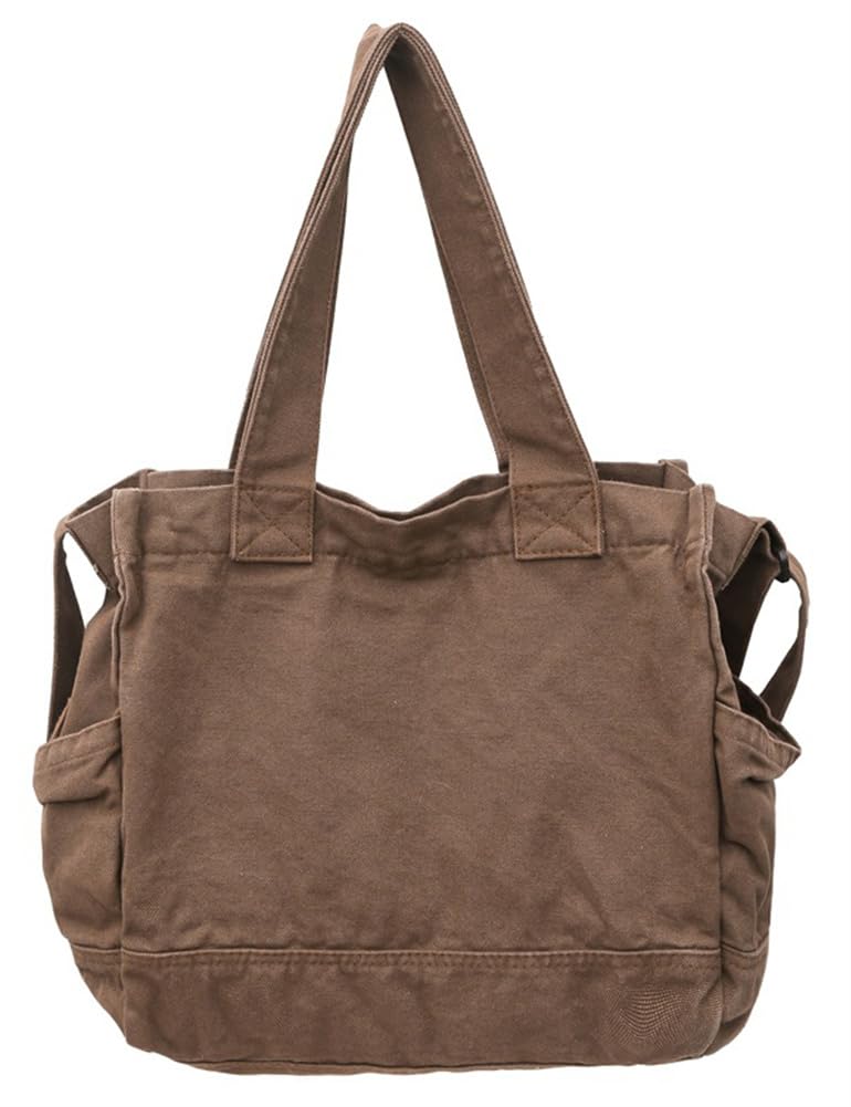 Canvas Tote Bag for Women Casual Large Hobo Crossbody Shoulder Purse Handbag 2026