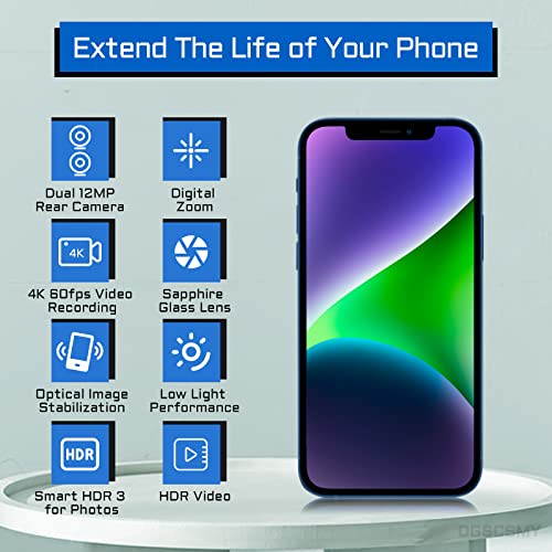 Image of for iPhone 12 Back Camera Replacement Module 12MP Main Rear Lens Parts iPhone12 6.1 inch with Ultra Wide Lens OIS HDR Photos 4K Video Flex Cable Fix Repair Assembled Tools Kit for A2172 A2402 A2403 A2404