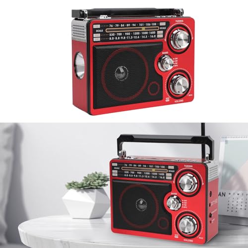 Image of Zunate Full Band Portable Shortwave Radio, AM FM SW LW World Band Radio DSP Good Reception Radio, Shortwave Radio with Best Reception, Long Telescopic Antenna for Home Kitchen Outdoor