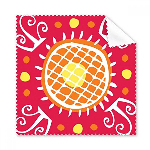Cadeau tissu lunettes et nettoyant écran téléphone motif totem Mexique 5 pièces