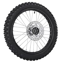 17 Zoll Dirt Bike Frontrad Reifenbaugruppe 70/100-17 2,75-17 mit 15 Mm Achsen 190-mm-Bremsrotor für Pit Dirt Bike