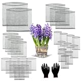 Froidesente 30 Pcs Root Guard Gopher Proof Stainless Wire Steel Baskets, 1 Gallon 3 Gallon 5 Gallon 10 Gallon Gophers Moles Voles Mesh Baskets Protect Plant Roots Tubers Trees Flowers Crops（Mix Size）