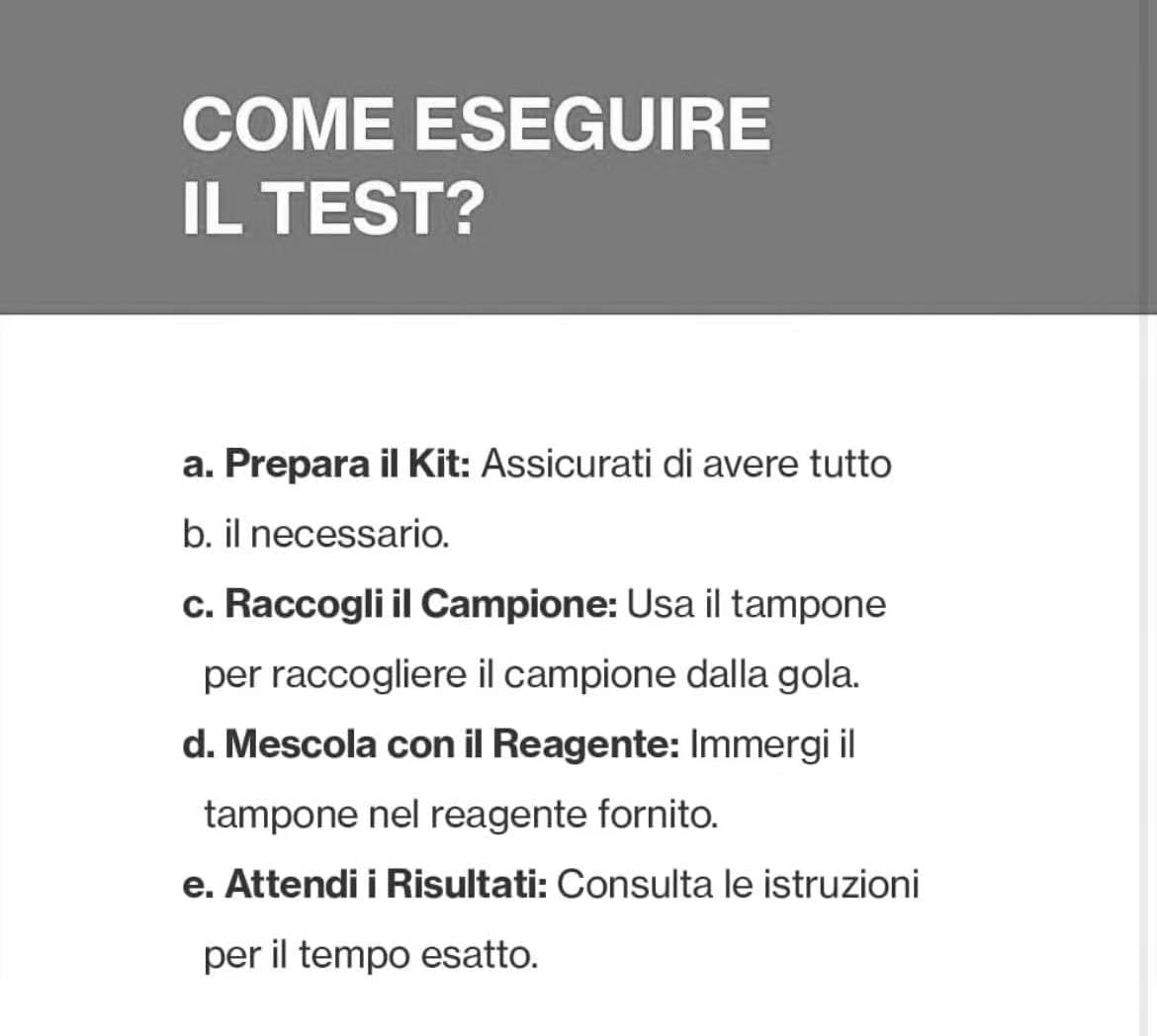 5pcs | Test rapide Streptocoque A || Tampon pharyngé pour la détection du streptocoque du groupe A || Facile à utiliser || Résultats rapides en 10 Minutes | Haute Précision